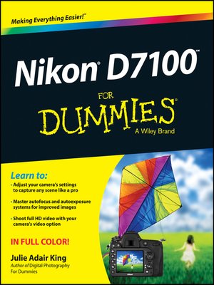 cover image of Nikon D7100 For Dummies